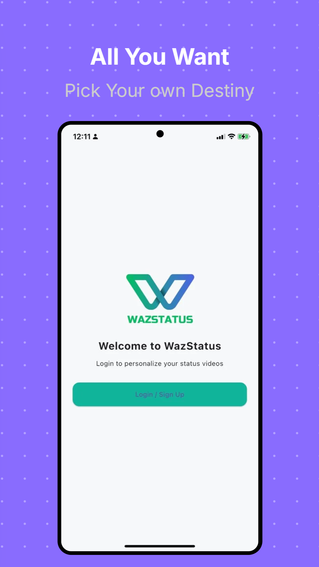 WazStatus screenshot 1
